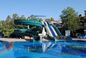 Парк развлечений Поездки для детей Большие водные горки высотой 3 метра для бассейна